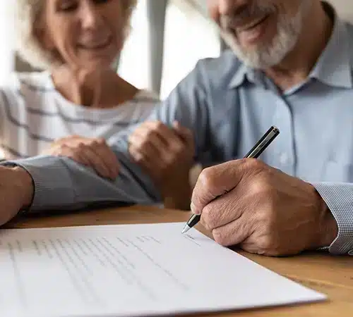 Updating a will.